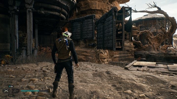 Keep walking towards the group of enemies on the other side - Jedi Survivor: Mountain Ascent - list of secrets - Koboh - Star Wars Jedi Survivor guide