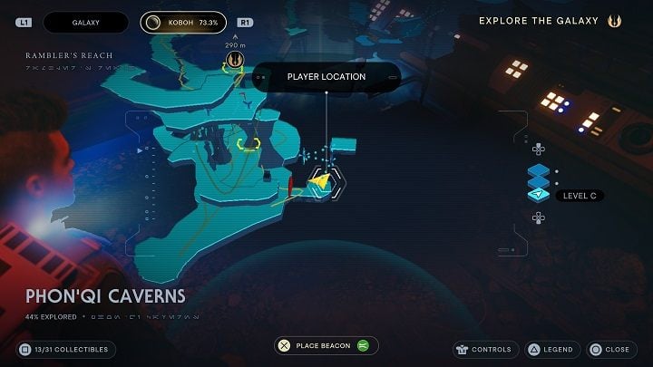 Another boss will emerge from the new passage - Jedi Survivor: PhonQi Caverns - list of secrets (part 1) - Koboh - Star Wars Jedi Survivor guide