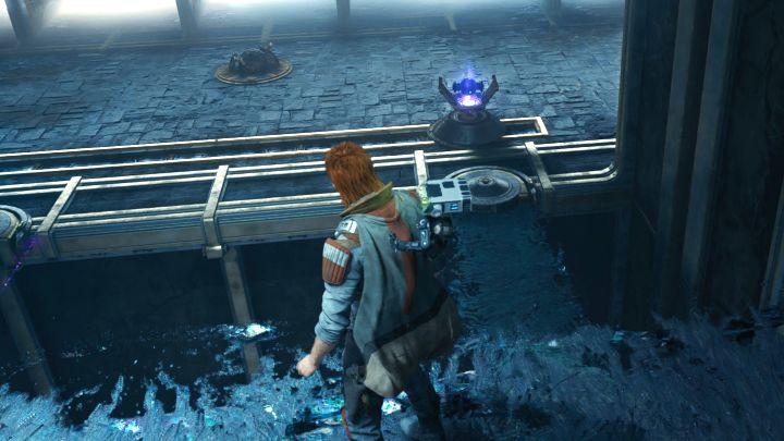 Use Force Push on the nearby mechanism to move the second Orb Amplifier - Jedi Survivor: Chamber of Reason on Koboh - Puzzles - Star Wars Jedi Survivor guide