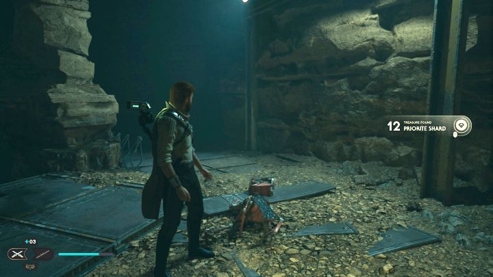 Scavenger droids leave behind different collectibles - Star Wars Jedi Survivor: How to catch a scavenger droid? - Explore - Star Wars Jedi Survivor guide