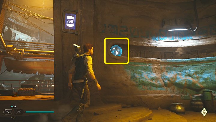 After winning the battle, Merrin will lead you to Cere's hideout - Star Wars Jedi Survivor: Meet Cere on Jedha - Walkthorugh - Star Wars Jedi Survivor guide