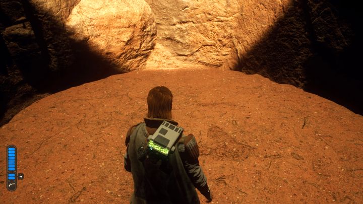 You can now reach the top of Wayfinder's Tomb and place yourself on a round platform - Jedi Survivor: Wayfinders Tomb (Jedha) - puzzles - Puzzles - Star Wars Jedi Survivor guide