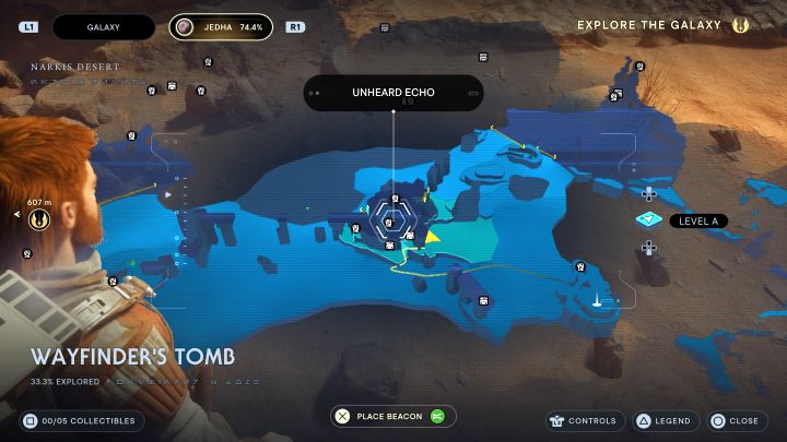 The Wayfinder's Tombis one of the zones found on the planet Jedha - Jedi Survivor: Wayfinders Tomb (Jedha) - puzzles - Puzzles - Star Wars Jedi Survivor guide