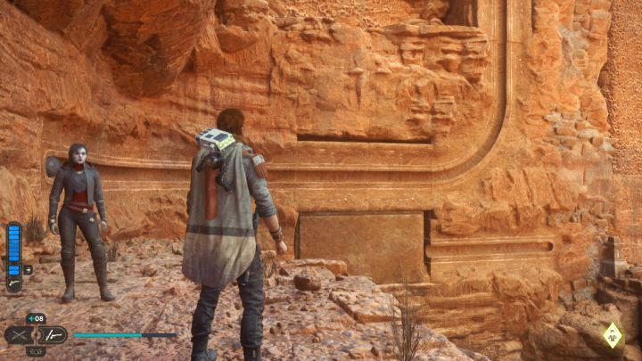 Turn around and wait for the path outline to change - Jedi Survivor: Path of Restoration (Jedha) - puzzles - Puzzles - Star Wars Jedi Survivor guide