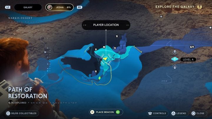 The Path of Restoration is a name of one of the smaller zones of Jedha - Jedi Survivor: Path of Restoration (Jedha) - puzzles - Puzzles - Star Wars Jedi Survivor guide