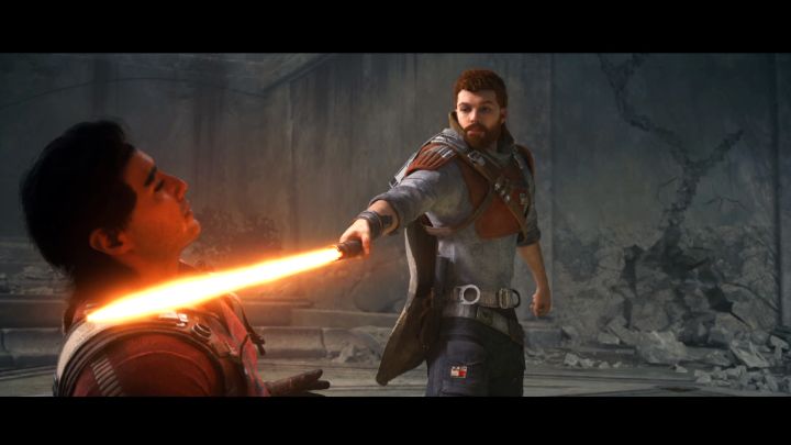 After the boss loses all his health points, the final cutscenes depicting the aftermath of the battle and the ending of the main story will be activated - Jedi Survivor: How to defeat the final boss - Bode Akuna? - Bosses - Star Wars Jedi Survivor guide