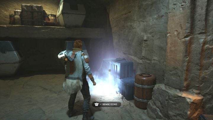 In one of the corners in the back area of The Archive - Jedi Survivor: The Archive on Jedha - list of secrets - Jedha - Star Wars Jedi Survivor guide