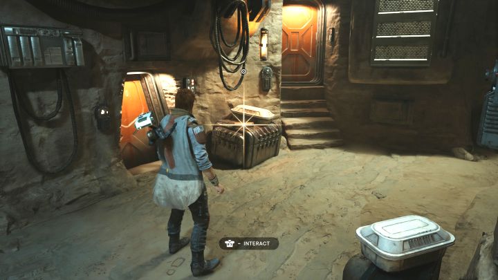 Treasure #5 (Jedha Scroll) is not far from Sister Taske's store in the back area of The Archive - Jedi Survivor: The Archive on Jedha - list of secrets - Jedha - Star Wars Jedi Survivor guide