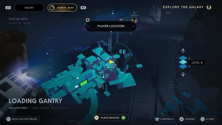 You will find more walls, which will get you higher - Jedi Survivor: Loading Gantry - list of secrets - Koboh - Star Wars Jedi Survivor guide