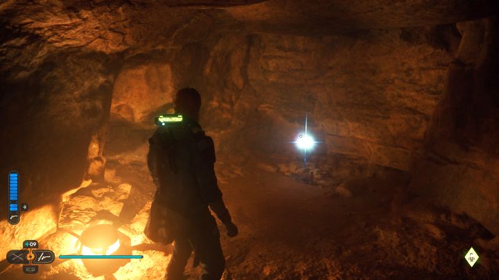 The essence is in the same cave as the treasure described above - Jedi Survivor: Arid Flats on Jedha - list of secrets - Jedha - Star Wars Jedi Survivor guide