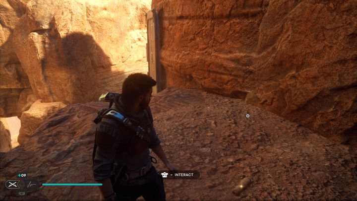 In the location where the skriton is encountered, Cal can grab onto the balloon in the screenshot 1 - you first need to unlock the upgraded grappling hook in the main storyline - Jedi Survivor: Narkis Highlands on Jedha - list of secrets - Jedha - Star Wars Jedi Survivor guide