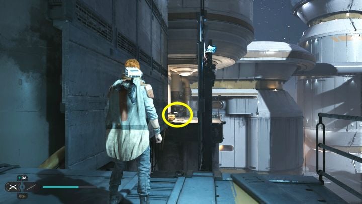 Stay where you found the previous secret - Jedi Survivor: Automated Forge on Shattered Moon - list of secrets - Shattered Moon - Star Wars Jedi Survivor guide