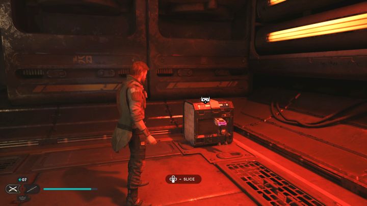 The chest is in the room where you defeat the Magnaguard boss in the storyline - Jedi Survivor: Automated Forge on Shattered Moon - list of secrets - Shattered Moon - Star Wars Jedi Survivor guide