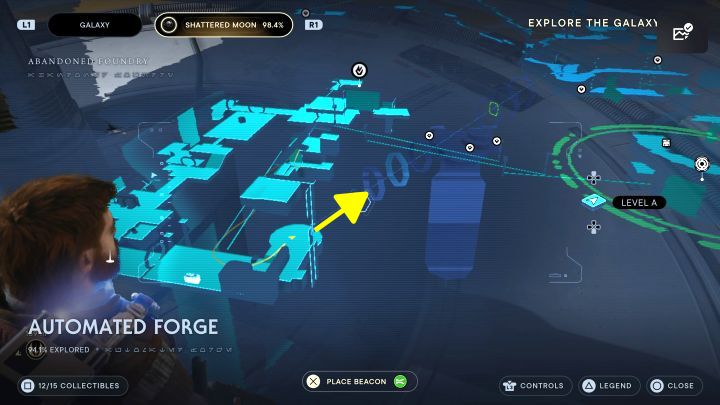 All 3 datadisks are in the same location - Jedi Survivor: Automated Forge on Shattered Moon - list of secrets - Shattered Moon - Star Wars Jedi Survivor guide