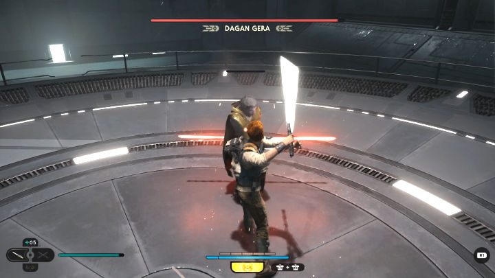 This will be the second time you will have to fight Dagan Gera - Star Wars Jedi Survivor: Rescue Zee from the Lucrehulk. - Walkthorugh - Star Wars Jedi Survivor guide