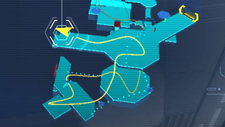 You must catapult out of the balloon and reach the ledges above the octagonal platform - Jedi Survivor: Central Command at Nova Garon - list of secrets - Nova Garon - Star Wars Jedi Survivor guide