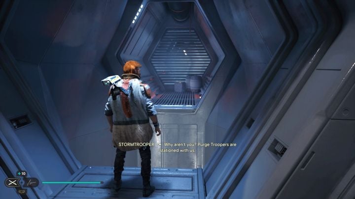 In the new location, use the climbing wall from screenshot 1 - Jedi Survivor: Central Command at Nova Garon - list of secrets - Nova Garon - Star Wars Jedi Survivor guide