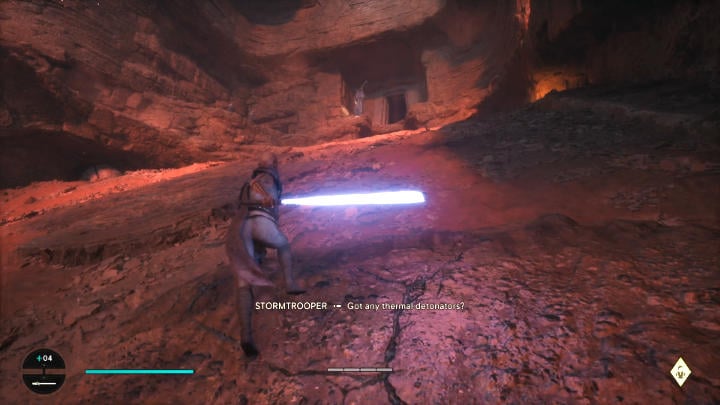 Follow Merrin through the base, eliminating any enemies encountered along the way - Star Wars Jedi Survivor: Bring Compass to Cordova on Jedha - Walkthorugh - Star Wars Jedi Survivor guide