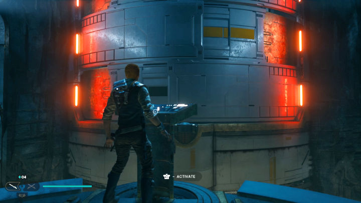 After fighting several waves of enemies, continue through the open door - Star Wars Jedi Survivor: Align Arrays at Koboh Control Center - Walkthorugh - Star Wars Jedi Survivor guide