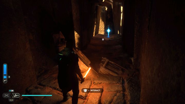 This Jedha Scroll is in the same area as Essence #2 from the previous subsection - Jedi Survivor: Monastery Walls on Jedha - list of secrets - Jedha - Star Wars Jedi Survivor guide