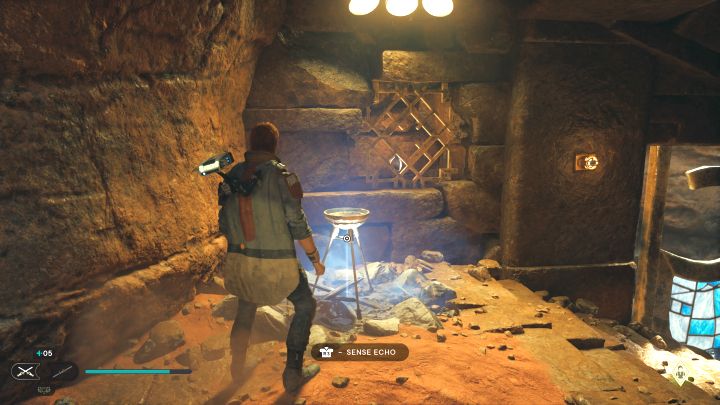 This echo is found right after a scene where Cal and Merrin spot a Spamel in a distance - Jedi Survivor: Halls of Ranvell on Jedha - list of secrets - Jedha - Star Wars Jedi Survivor guide