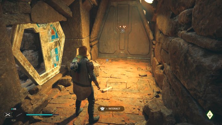 Treasure #1 is found not far from the previous (Databank #1) collectible - Jedi Survivor: Halls of Ranvell on Jedha - list of secrets - Jedha - Star Wars Jedi Survivor guide