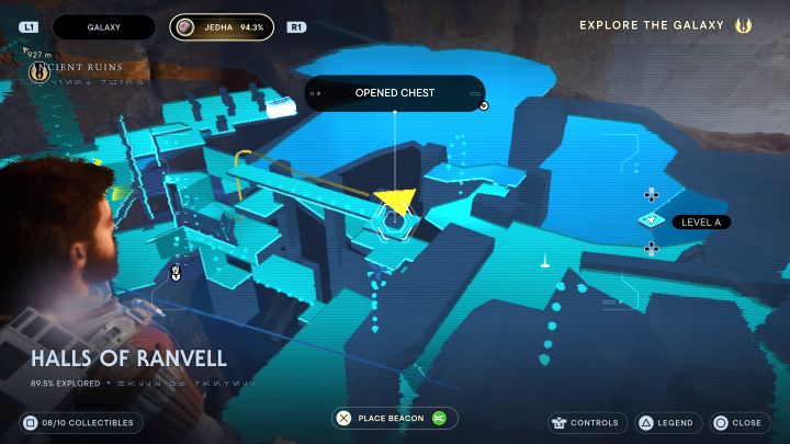 Soon after defeating a larger group of stormtroopers you will find yourself next to several levels of ruins - Jedi Survivor: Halls of Ranvell on Jedha - list of secrets - Jedha - Star Wars Jedi Survivor guide