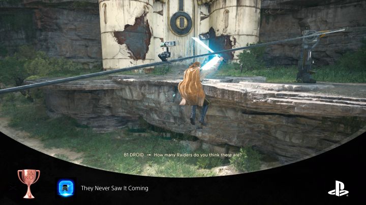 Stealth attacks make it easier to eliminate enemies, but you can also unlock the They Never Saw It Coming trophy using them - Jedi Survivor: Are there stealth and stealth attacks? - Fight - Star Wars Jedi Survivor guide