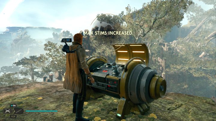 In Jedi Survivor, identically as in Jedi Fallen Order, the main character's health doesn't regenerate after a period of inactivity - Star Wars Jedi Survivor: How to heal and carry more stim? - Fight - Star Wars Jedi Survivor guide