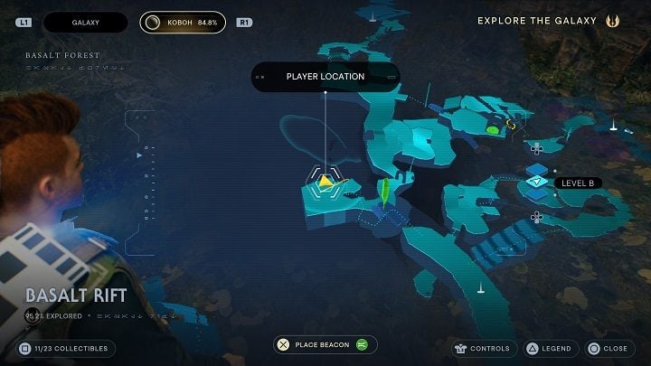 A plant is also in this area - Jedi Survivor: Basalt Rift - list of secrets - Koboh - Star Wars Jedi Survivor guide