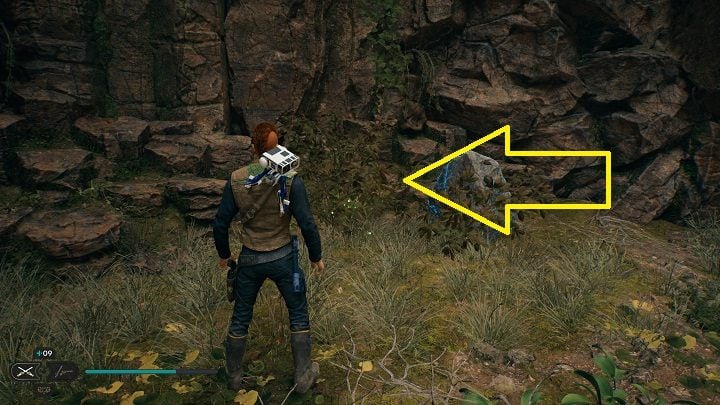 Another, final seedpod is in the same area - Jedi Survivor: Basalt Rift - list of secrets - Koboh - Star Wars Jedi Survivor guide