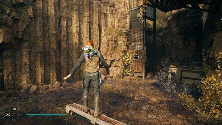 Return to the meditation point and head right, to the protruding piece of construction - Jedi Survivor: Forest Array - list of secrets - Koboh - Star Wars Jedi Survivor guide