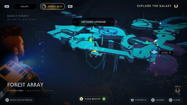 Reach it through another grate - Jedi Survivor: Forest Array - list of secrets - Koboh - Star Wars Jedi Survivor guide