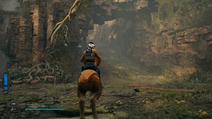 Head toward the meditation point and mount a Nekko on the way - Jedi Survivor: Nekko Pools - list of secrets - Koboh - Star Wars Jedi Survivor guide