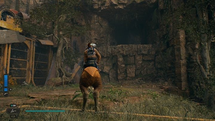 After a short climb and a few jumps you will be able to spot the entrance to the cave - Jedi Survivor: Nekko Pools - list of secrets - Koboh - Star Wars Jedi Survivor guide