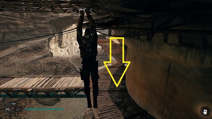 When you reach the ceiling, grab onto it and move forward as far as possible - Jedi Survivor: Bygone Settlement - list of secrets - Koboh - Star Wars Jedi Survivor guide