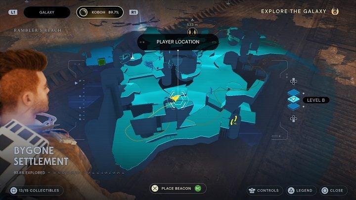 Finally, all that remains is to get to the roof of the Digger Crawler, where you find the Essence - Jedi Survivor: Bygone Settlement - list of secrets - Koboh - Star Wars Jedi Survivor guide