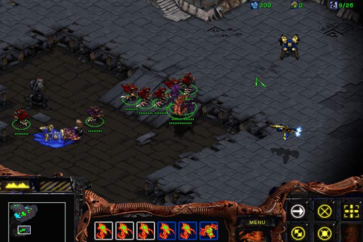 As you go to the beacon, youll encounter groups of 2-3 Zealots or Dragoons and individual Scouts most of the time. You can go past the protoss minibases by choosing the path in the bottom. - Mission 2 - Egression | Zerg | Campaign Walkthrough - Zerg - StarCraft: Remastered Game Guide