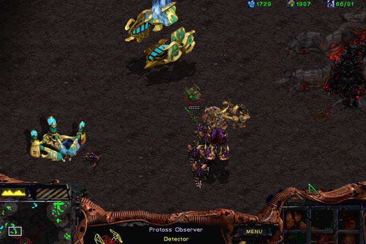 Attack the base on the western coast from the undefended right side. Focus on the production buildings and watch out for hostile counterattack. - Mission 8 - Eye for an Eye| Zerg | Campaign Walkthrough - Zerg - StarCraft: Remastered Game Guide