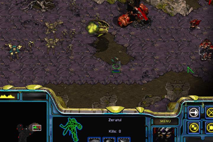 A difficult, but very effective approach is an immediate attack on one of the enemy bases. At the beginning of the mission, he did not train any additional soldiers and your forces should be enough to clean up one of the bases of the Red Zerg. - Mission 9 - Shadow Hunters | Protoss | Campaign Walkthrough - Protoss - StarCraft: Remastered Game Guide