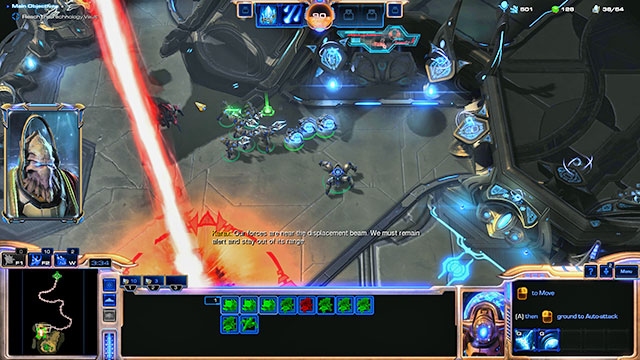 You start in the southern part of the map - Mission 6 - Forbidden Weapon - Campaign - Legacy of the Void - StarCraft II: Legacy of the Void - Game Guide and Walkthrough