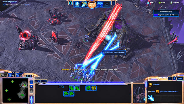 Gather the army and go north once the fog drops - Mission 12 - Steps of the Rite - Campaign - Legacy of the Void - StarCraft II: Legacy of the Void - Game Guide and Walkthrough