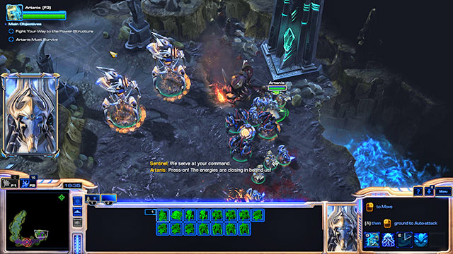 Walk ahead - Mission 17 - Templars Return - Campaign - Legacy of the Void - StarCraft II: Legacy of the Void - Game Guide and Walkthrough