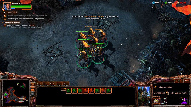 When the rain of warheads stops, you should take over the hive cluster - Old Soldiers - Char missions - StarCraft II: Heart of the Swarm - Game Guide and Walkthrough