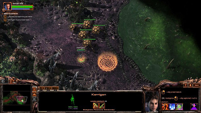 Right at the beginning of the mission, you will have a group of swarm hosts - The Crucible - Zerus missions - StarCraft II: Heart of the Swarm - Game Guide and Walkthrough