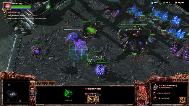 You can now take to the development of your base - Hand of Darkness - Skygeirr Missions - StarCraft II: Heart of the Swarm - Game Guide and Walkthrough