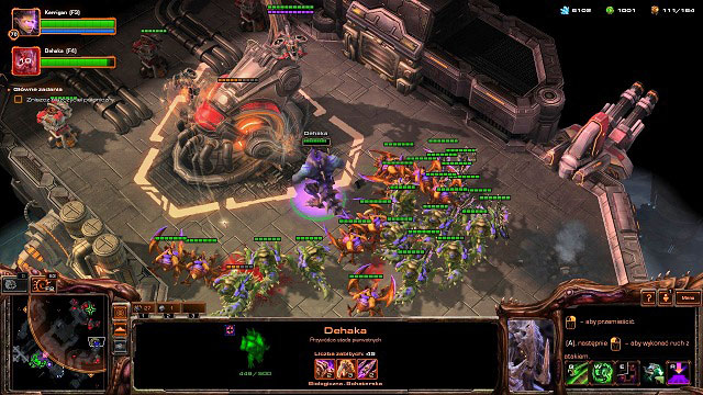 Your character has a new ability at his disposal now; create spawns, which creates two clones of his - Death from Above - The finale - StarCraft II: Heart of the Swarm - Game Guide and Walkthrough