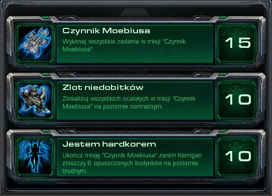 The Moebius Factor - The Moebius Factor (Achievements) - Campaign - Artifact missions - StarCraft II: Wings of Liberty - Game Guide and Walkthrough