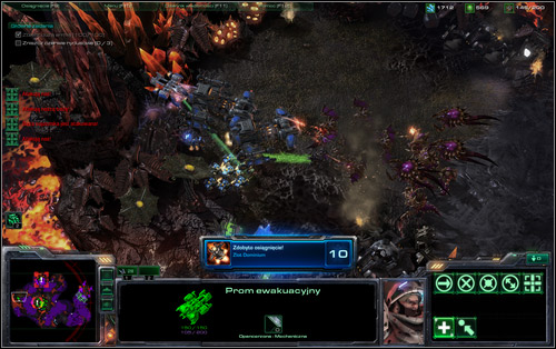 Once you get the Starport, construct two Dropships - Gates of Hell (Achievements) - Campaign - Final missions - StarCraft II: Wings of Liberty - Game Guide and Walkthrough