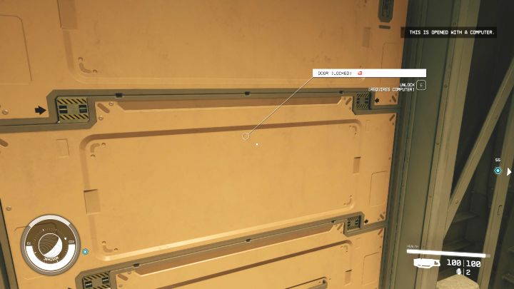 A similar message about using a computer can also appear in other locations - not just when interacting with Panel Doors, but also, for example, with locked doors - Starfield: How to open Panel Door in the Well? - Starfield: Quests and campaign - Starfield Guide